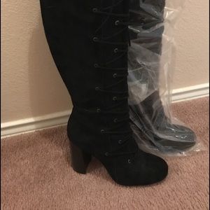 Vince Camuto Suede Knee High Boots NEVER WORN